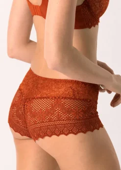 Clearance Empreinte Cassiopee Lace Shorty Tangerine