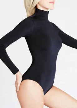 New Falke Rich Cotton Body Black