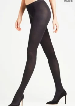 Sale Falke Sensual Cotton 80 Denier Tights Cigar