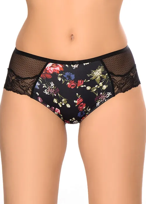 Best Felina Conturelle Midnight Flowers Boy Short Black