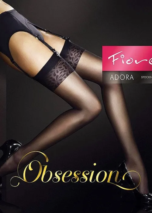 Cheap Fiore Adora 8 Stockings Black