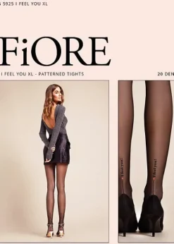 New Fiore I Feel You 20 Tights Black
