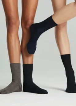 Shop Fogal Nepal Wool Silk And Cashmere Socks Gris-Mele