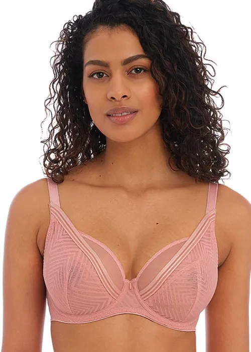 New Freya Tailored Underwired High Apex Bra Ash Rose