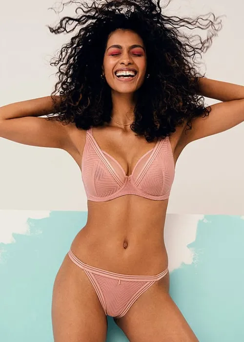 New Freya Tailored Underwired High Apex Bra Ash Rose