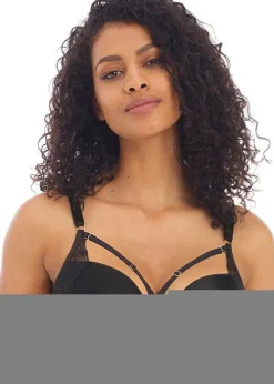 Best Sale Freya Temptress Underwired Moulded T-Shirt Bra Black