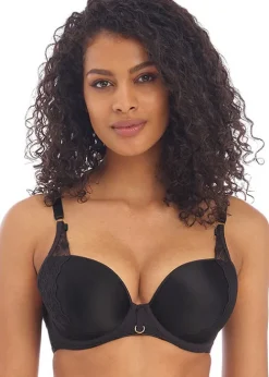 Best Sale Freya Temptress Underwired Moulded T-Shirt Bra Black