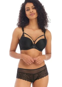 Best Sale Freya Temptress Underwired Moulded T-Shirt Bra Black