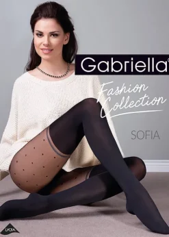 Shop Gabriella Sofia Tights Nero