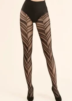 Cheap Gabriella Wendy Zebra Tights Nero