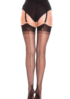 Flash Sale Gio Fully Fashioned Manhattan Heel Stockings