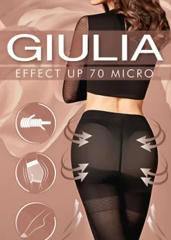 Outlet Giulia Effect Up 70 Tights Nero