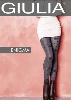 Clearance Giulia Enigma 150 Fashion Tights Light Grey Marl