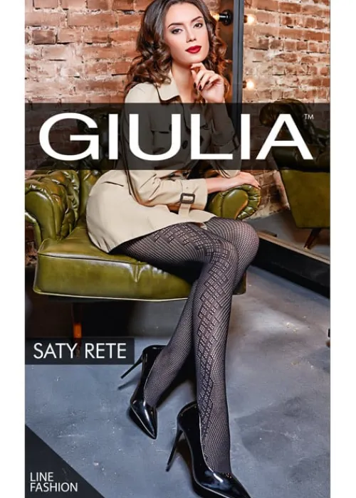 Store Giulia Saty Rete 100 Fashion Tights N.7 Nero