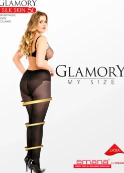 Best Glamory Silk Skin 50 Denier Anti-Cellulite Tights Schwarz