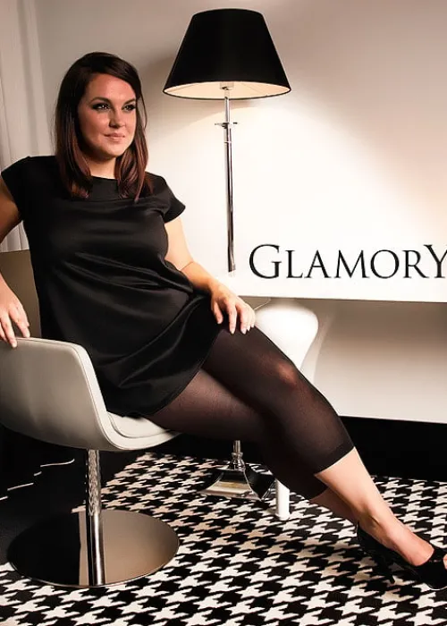 Flash Sale Glamory Velvet 80 Denier Footless Tights Black