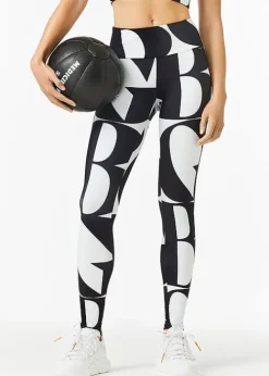 Cheap Goldbergh Jordyn Black Font Leggings Black White