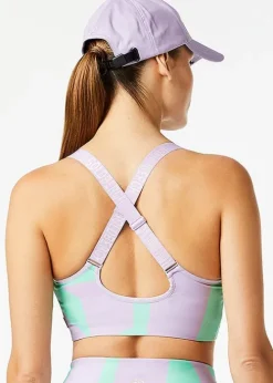 Clearance Goldbergh Lauren Lilac Font Sports Bra Lilac Spring Green