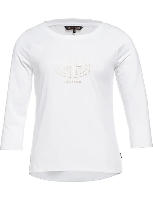 Fashion Goldbergh Raven 3/4 Sleeve Top White