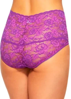 Flash Sale Hanky Panky Cross Dyed Retro Brief Purple Velvet