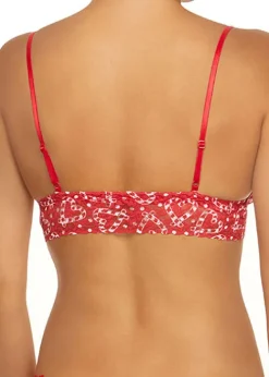 Flash Sale Hanky Panky I Heart Peppermint Triangle Bralette Red