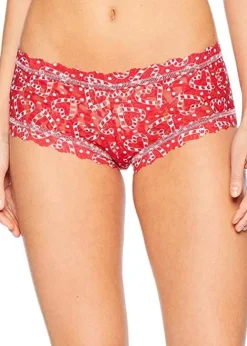Best Sale Hanky Panky I Heart Peppermint Boy Short Red