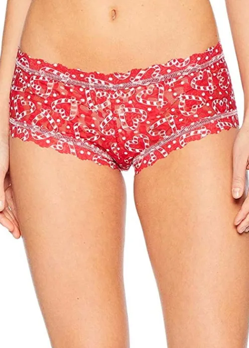 Best Sale Hanky Panky I Heart Peppermint Boy Short Red