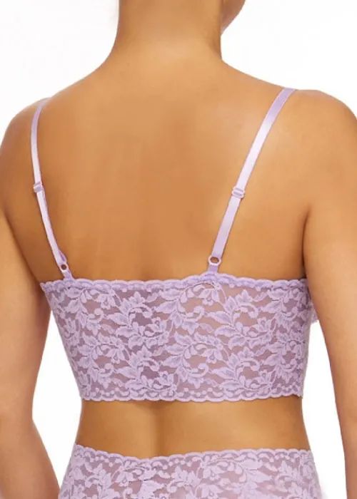 Clearance Hanky Panky Retro Lace Longline Bralette Lavender Sachet