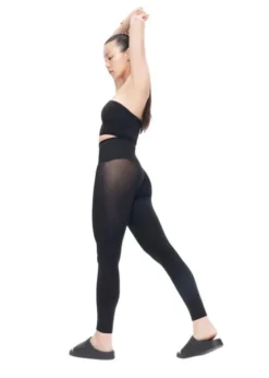 Sale Heist The Cut Off Footless Tights Black