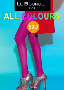 Outlet Le Bourget All Colours Slide Touch 50D Opaque Tights