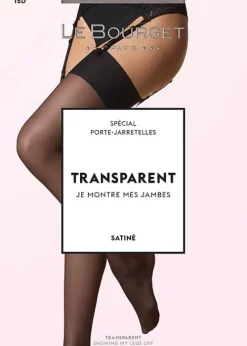 Sale Le Bourget Transparent Satine 15 Denier Stockings