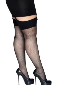 Best Sale Leg Avenue Spandex Fishnet Stockings Black