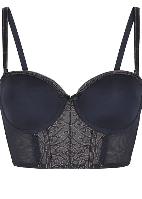 Clearance LingaDore La-Regina Bustier Denim Latte