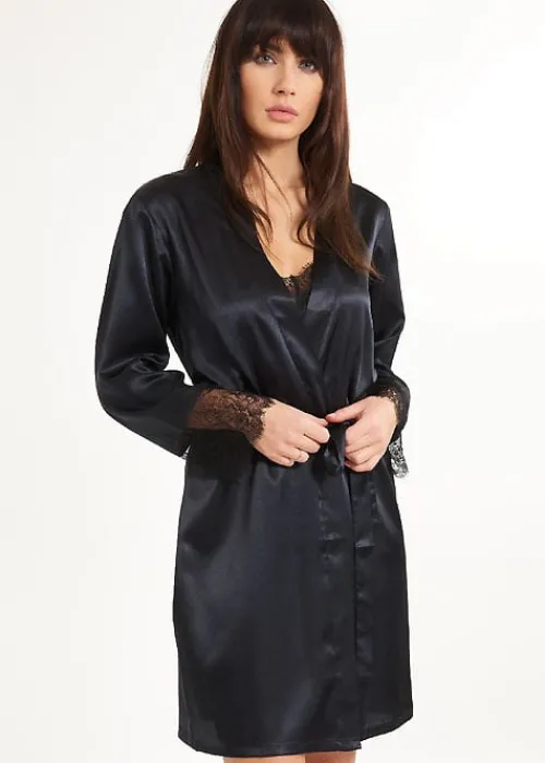 Cheap LingaDore Precious Love Kimono Black