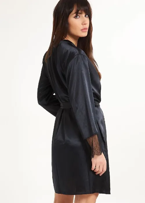 Cheap LingaDore Precious Love Kimono Black