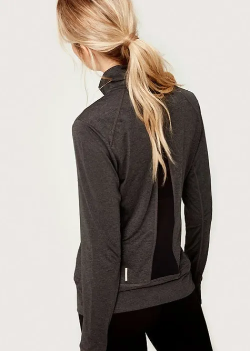Clearance Lole Activewear Essential Up Cardigan Black Heather