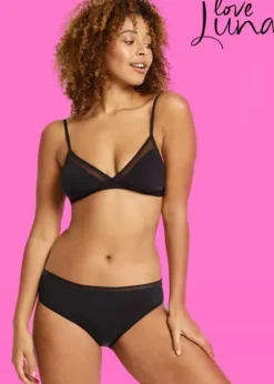 Store Love Luna For Lady Leaks Midi Brief Black