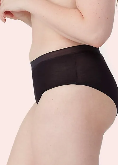 Best Sale Love Luna Period Bamboo Briefs Black