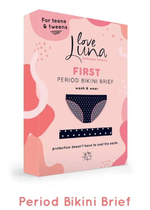 Shop Love Luna Teens First Period Bikini Brief