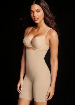 Hot Maidenform Bottom Solutions High Waist Thigh Slimmer Nude