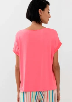 Cheap Mey Alena Short Sleeve Top Parrot Pink
