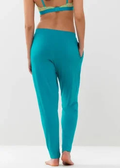 Store Mey Alena Slim Leg Pants Blue Lagoon