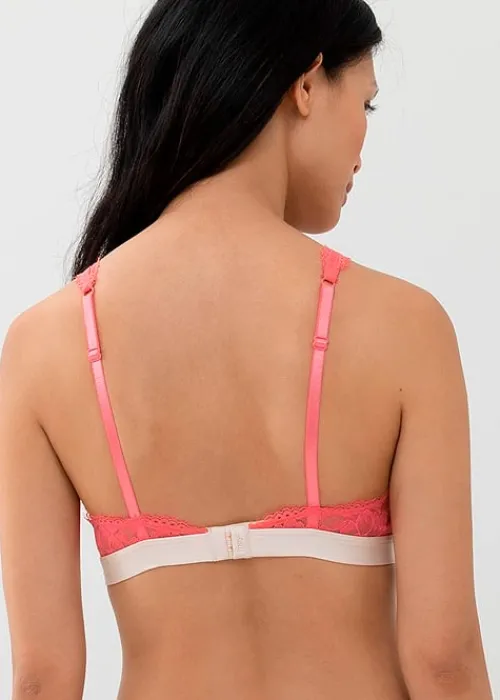 New Mey Poetry Vogue Bralette Parrot Pink