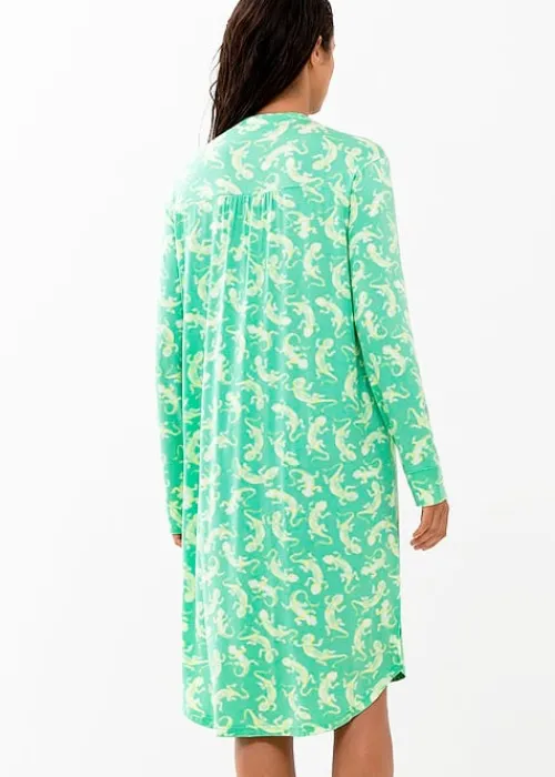 Sale Mey Tilly Long Sleeved Nightdress Mojito Print