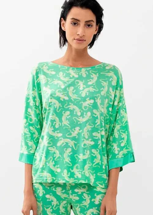Cheap Mey Tilly Round Neck Top Mojito Print