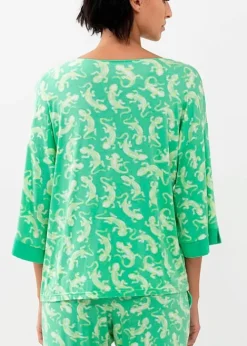 Cheap Mey Tilly Round Neck Top Mojito Print