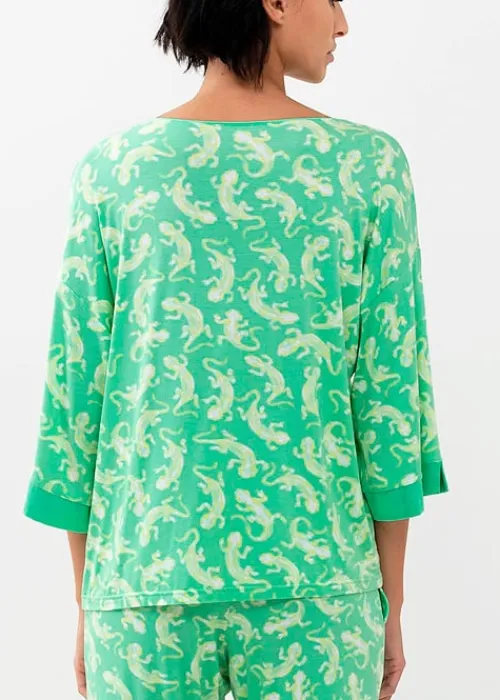 Cheap Mey Tilly Round Neck Top Mojito Print
