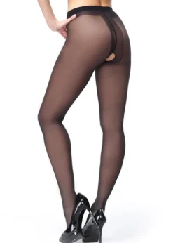 Discount Miss O Gloss 40 Open Crotch Tights