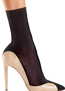 Best Sale Oroblu Doreen Natural Fibres Cotton Ankle Highs Brown 4