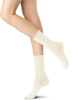 Hot Oroblu Gwen Fine Cashmere Cable Socks